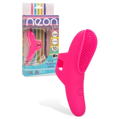 California Exotic Neon Nubby 3.5" Finger Vibrator