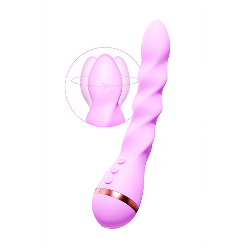 Vush Siren 8.4" Twist G Spot Vibrator Vush Siren 8.4" Twist G Spot Vibrator