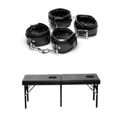 Master Series Extreme Cuffs Bondage Table