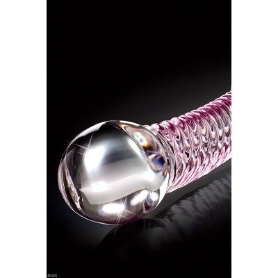 Pipedream 7" Ribbed Glass Dildo