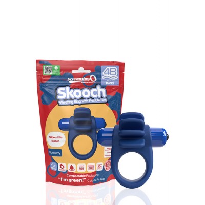 Screaming O Skooch Bass Stretchy Vibrating Cock Ring with Pleasure Fins