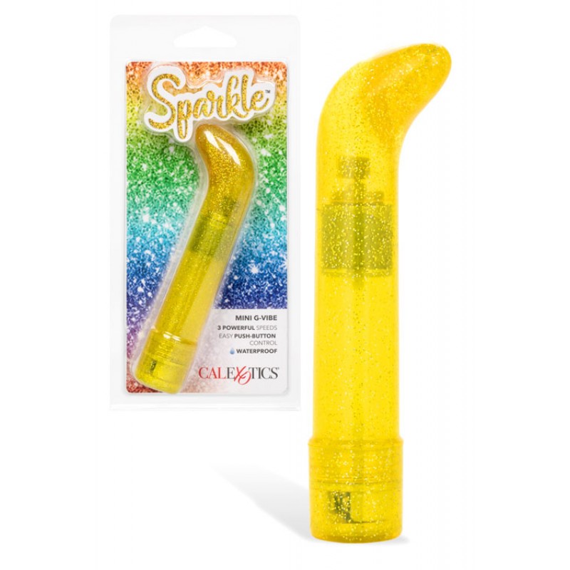 California Exotic Sparkle Mini 4.5" G Spot Vibrator California Exotic Sparkle Mini 4.5" G Spot Vibrator