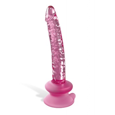 Pipedream 6.7" Realistic Glass Dildo with Suction Base