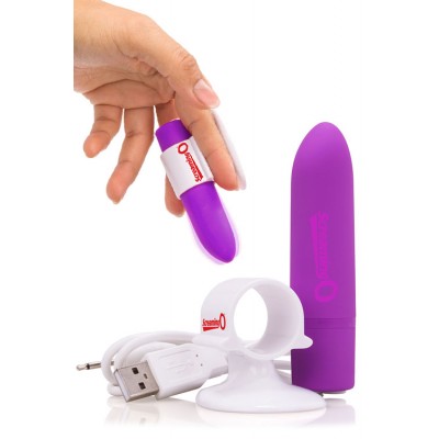 Screaming O 3.9"  Finger Cradle, Charge Stand &amp; Bullet Vibrator