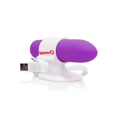 Screaming O 3.9"  Finger Cradle, Charge Stand &amp; Bullet Vibrator