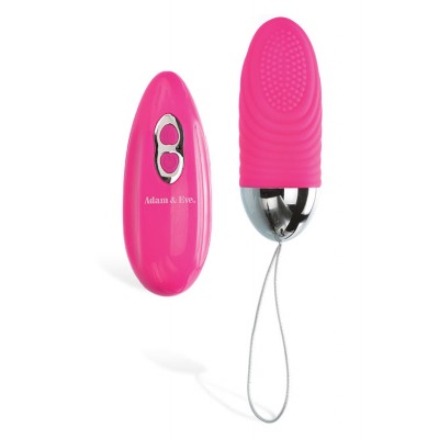 Adam and Eve 3.5" Remote Controlled Textured Silicone Bullet Vibrator