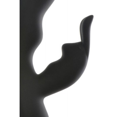 Adam and Eve Gold Plated Silicone 8" Midnight Rabbit Vibrator