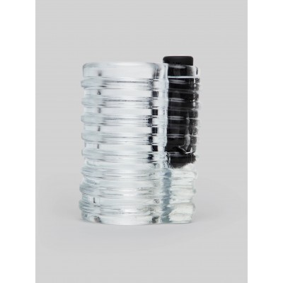 Lovehoney Open Invite Clear Rechargeable Vibrating Male Stroker